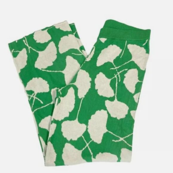 DVF for Target Green Ginkgo Knit Flare Pants - Picture 4 of 4